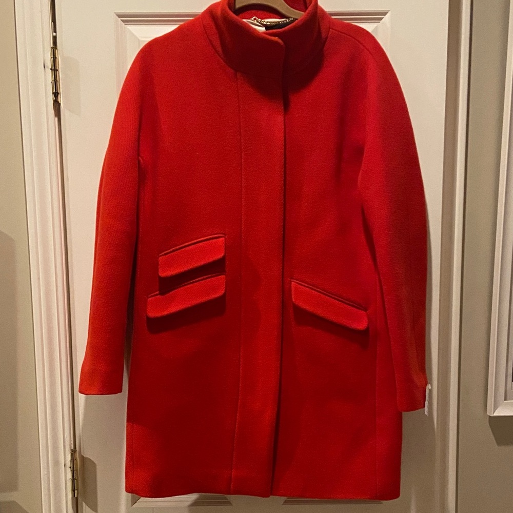 J. Crew Italian Stadium Cloth coat-size 10